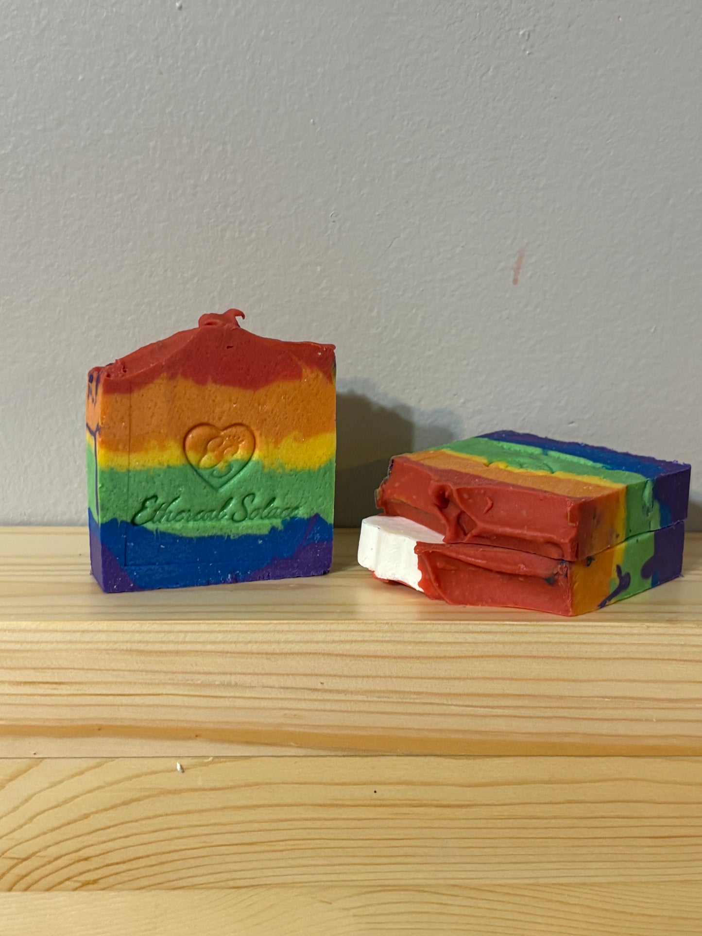 Beyond the Rainbow sample| handmade artisan soap| 2oz