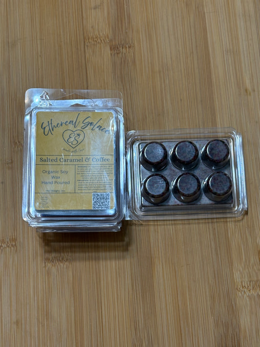 Salted Caramel & Coffee| hand poured wax melts| 2 oz