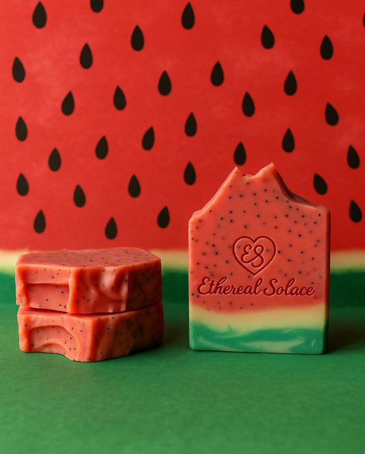 Watermelon Glow| handmade artisanal soap| 4 oz