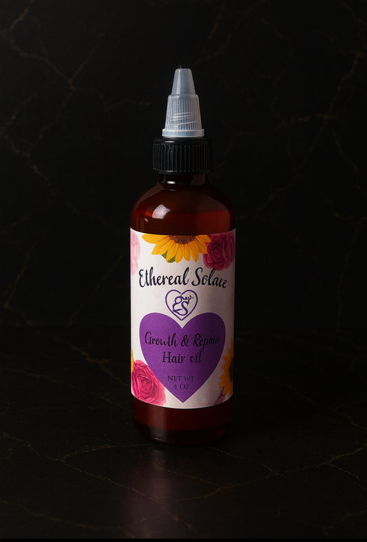 Growth & Repair Oil| for Low Porosity Hair| 4oz