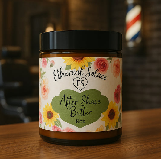 Whipped After Shave Butter| Peppermint| 6 oz