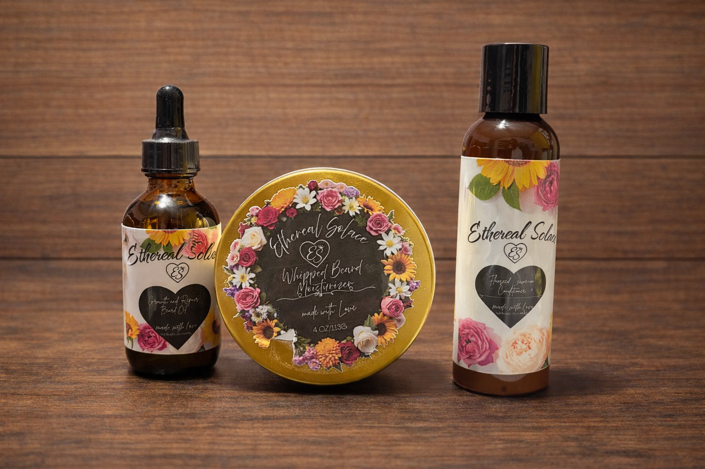 Beard Care Bundle| handmade growth & repair beard care